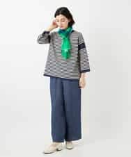 NHLGE40330 GIANNI LO GIUDICE(小さいサイズ)(メゾン ドゥ サンク) [セットアップ対応]デニム調リネンパンツ ベージュ