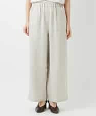 NHLGE40330 GIANNI LO GIUDICE(小さいサイズ)(メゾン ドゥ サンク) [セットアップ対応]デニム調リネンパンツ ベージュ