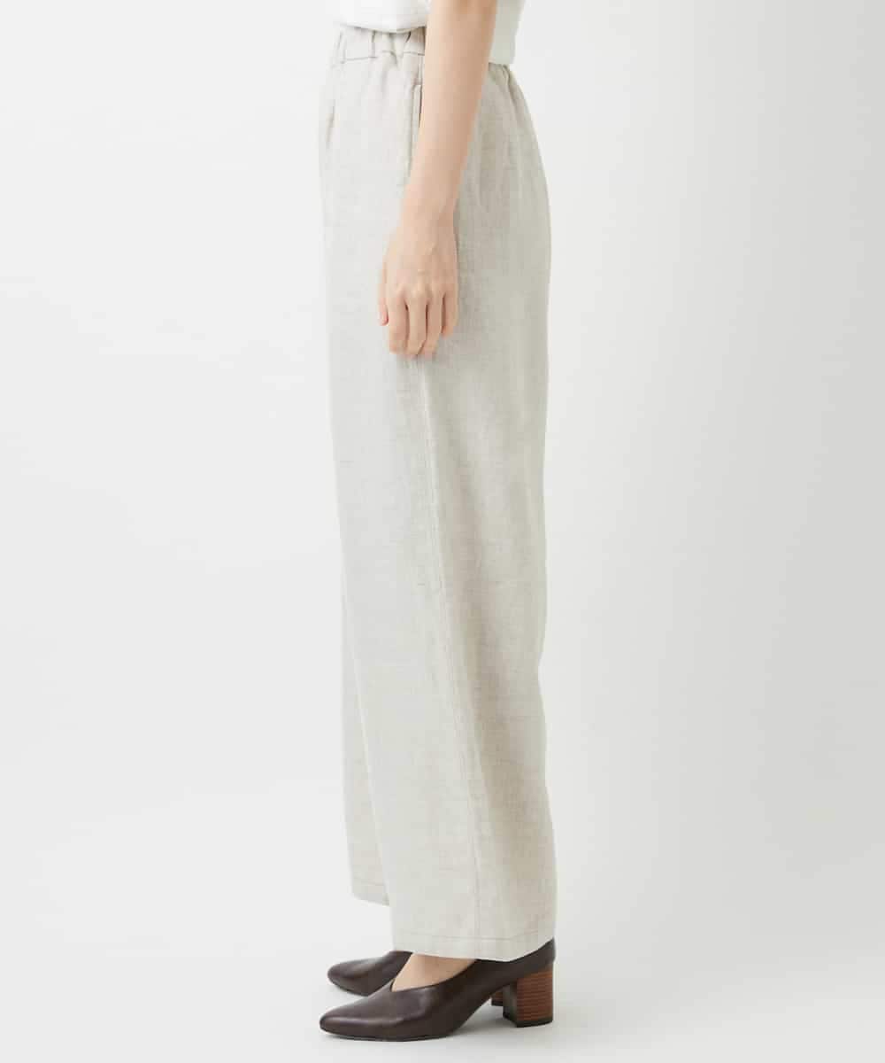 NHLGE40330 GIANNI LO GIUDICE(小さいサイズ)(メゾン ドゥ サンク) [セットアップ対応]デニム調リネンパンツ ベージュ