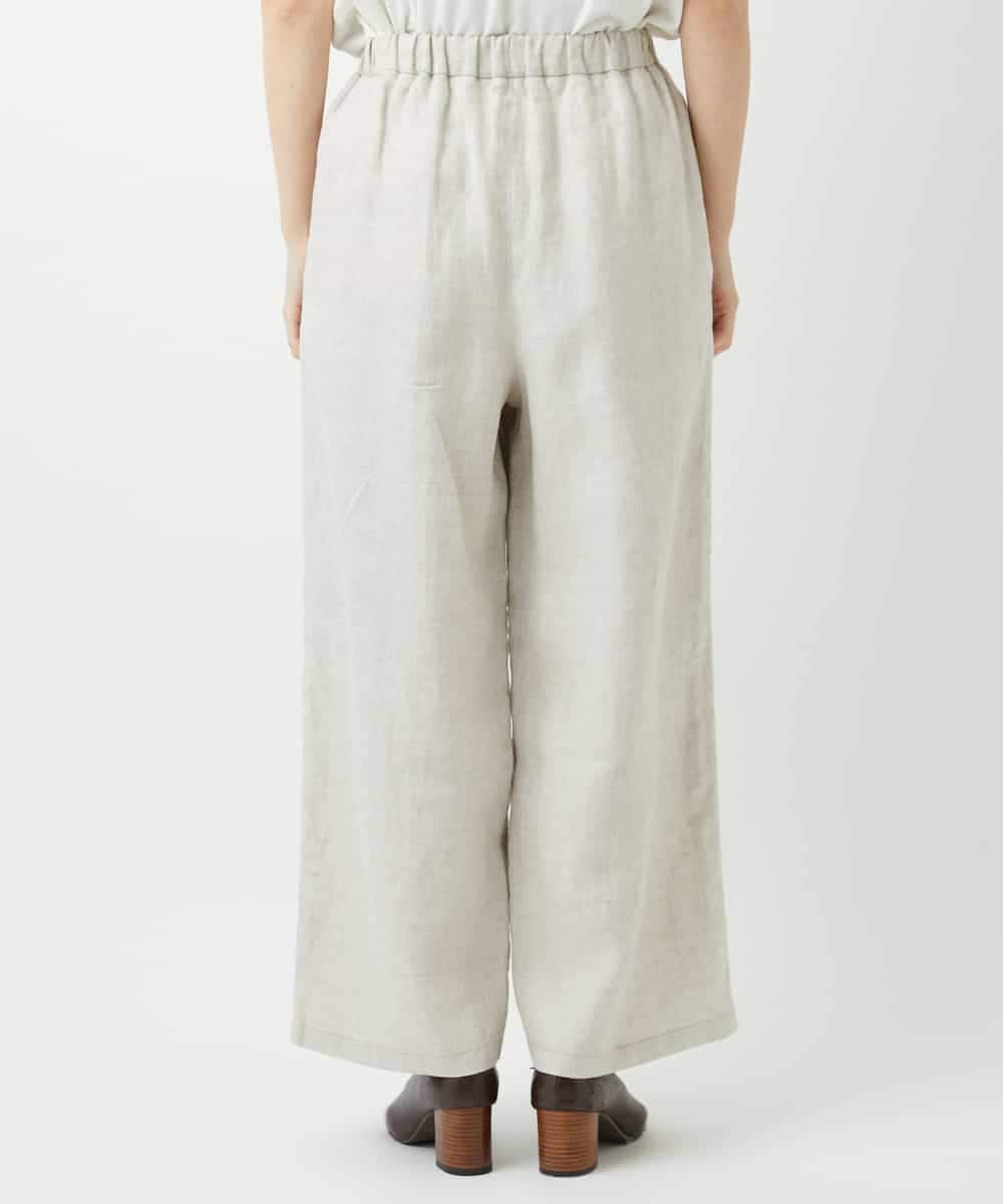 NHLGE40330 GIANNI LO GIUDICE(小さいサイズ)(メゾン ドゥ サンク) [セットアップ対応]デニム調リネンパンツ ベージュ