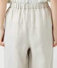 NHLGE40330 GIANNI LO GIUDICE(小さいサイズ)(メゾン ドゥ サンク) [セットアップ対応]デニム調リネンパンツ ベージュ