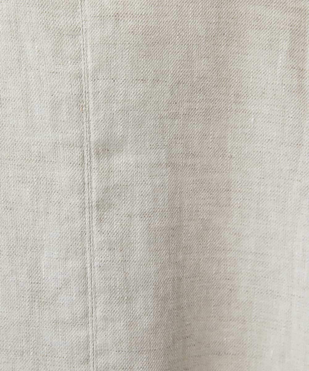 NHLGE40330 GIANNI LO GIUDICE(小さいサイズ)(メゾン ドゥ サンク) [セットアップ対応]デニム調リネンパンツ ベージュ