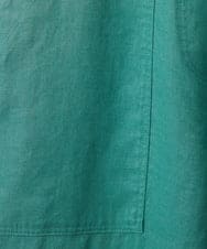 NHLGE43250 GIANNI LO GIUDICE(小さいサイズ)(メゾン ドゥ サンク) カラーリネン製品洗いパンツ グリーン