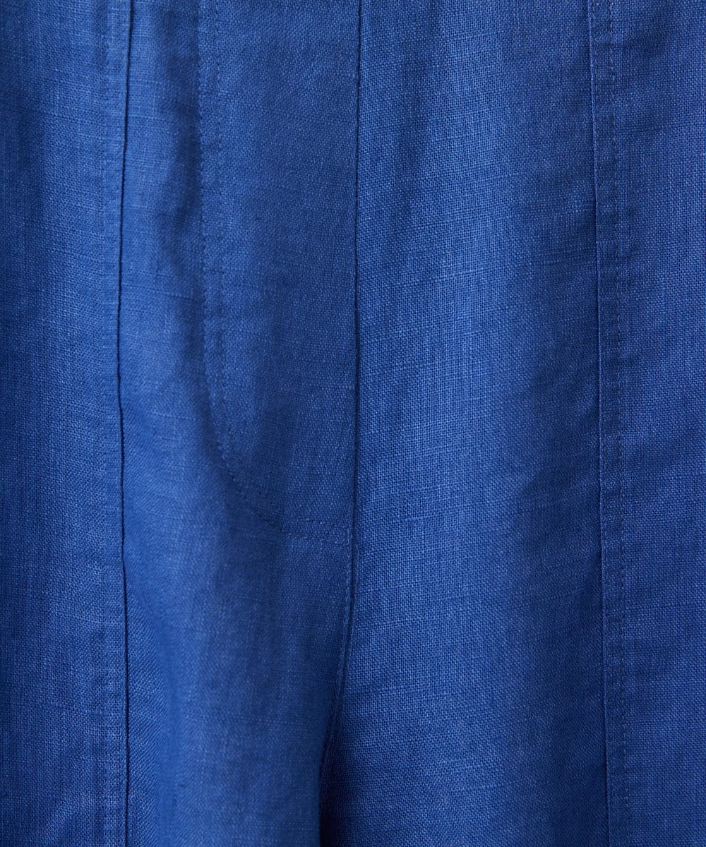 NHLGE43250 GIANNI LO GIUDICE(小さいサイズ)(メゾン ドゥ サンク) カラーリネン製品洗いパンツ グリーン