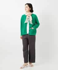 NHLGE43250 GIANNI LO GIUDICE(小さいサイズ)(メゾン ドゥ サンク) カラーリネン製品洗いパンツ グリーン