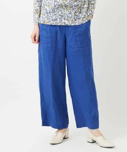 NHLGE43250  カラーリネン製品洗いパンツ