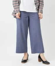 NHLGF28250 GIANNI LO GIUDICE(小さいサイズ)(メゾン ドゥ サンク) [リバーシブル]裏コットン幾何プリントパンツ ブルー系