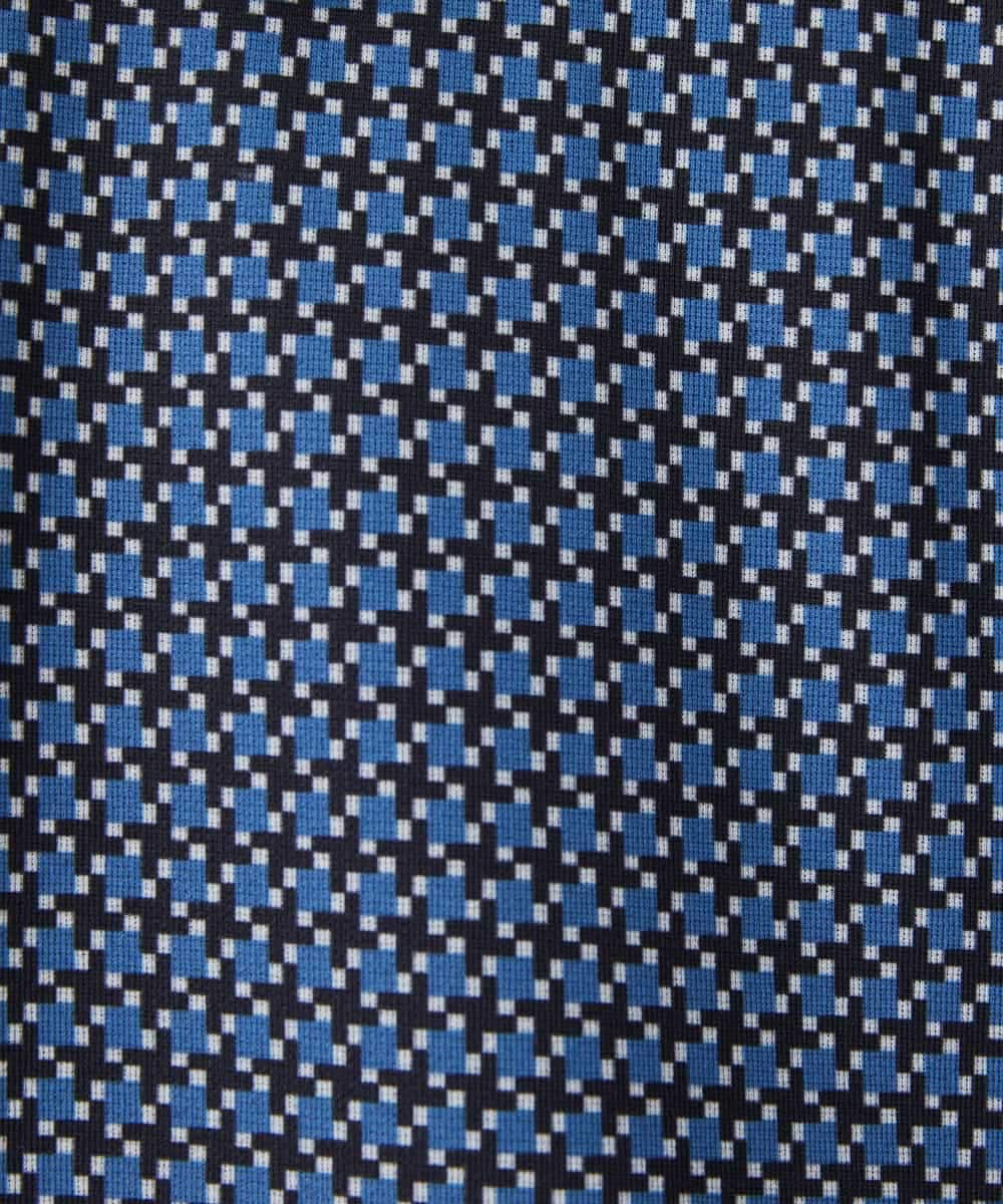 NHLGF28250 GIANNI LO GIUDICE(小さいサイズ)(メゾン ドゥ サンク) [リバーシブル]裏コットン幾何プリントパンツ ブルー系