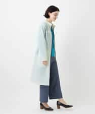 NHLGF28250 GIANNI LO GIUDICE(小さいサイズ)(メゾン ドゥ サンク) [リバーシブル]裏コットン幾何プリントパンツ ブルー系