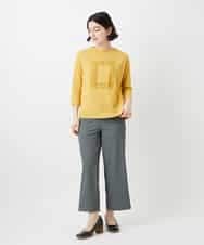 NHLGF28250 GIANNI LO GIUDICE(小さいサイズ)(メゾン ドゥ サンク) [リバーシブル]裏コットン幾何プリントパンツ ブルー系