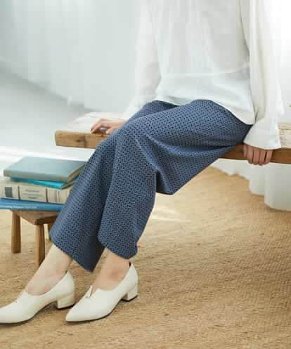 NHLGF28250 GIANNI LO GIUDICE(小さいサイズ) [リバーシブル]裏コットン幾何プリントパンツ