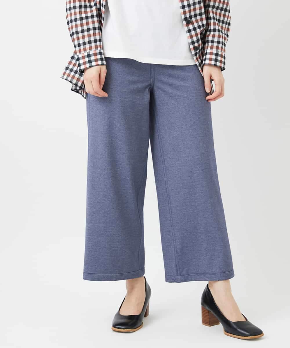 NHLGF28250 GIANNI LO GIUDICE(小さいサイズ)(メゾン ドゥ サンク) [リバーシブル]裏コットン幾何プリントパンツ ブルー系