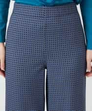 NHLGF28250 GIANNI LO GIUDICE(小さいサイズ)(メゾン ドゥ サンク) [リバーシブル]裏コットン幾何プリントパンツ ブルー系