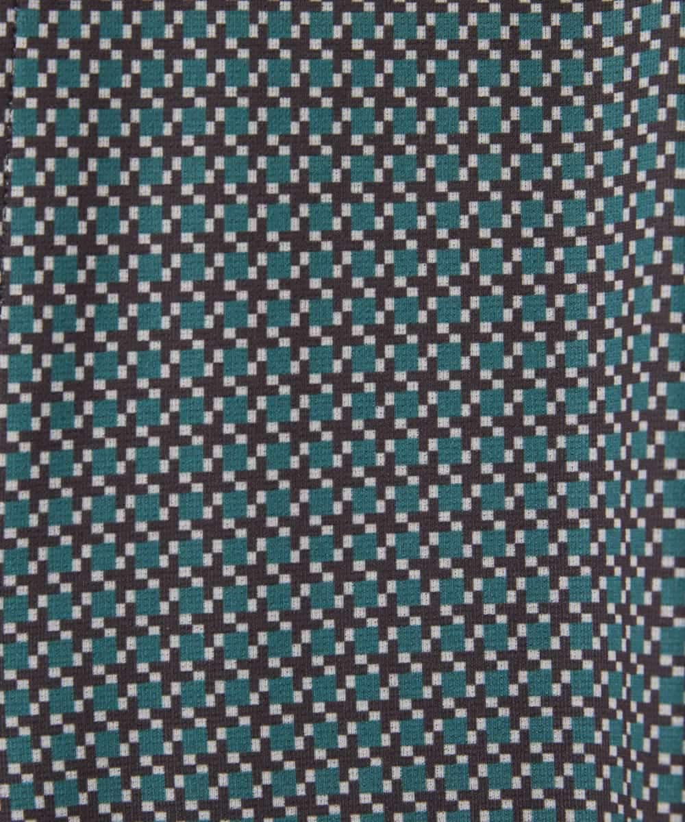 NHLGF28250 GIANNI LO GIUDICE(小さいサイズ)(メゾン ドゥ サンク) [リバーシブル]裏コットン幾何プリントパンツ ブルー系