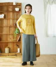 NHLGF28250 GIANNI LO GIUDICE(小さいサイズ)(メゾン ドゥ サンク) [リバーシブル]裏コットン幾何プリントパンツ ブルー系