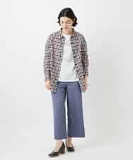 NHLGF28250 GIANNI LO GIUDICE(小さいサイズ)(メゾン ドゥ サンク) [リバーシブル]裏コットン幾何プリントパンツ ブルー系