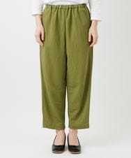 NHLGF39180 GIANNI LO GIUDICE(小さいサイズ)(メゾン ドゥ サンク) [日本製]ナチュラルスムースパンツ グリーン