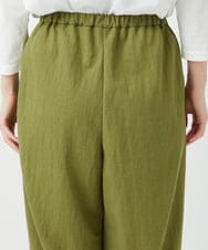 NHLGF39180 GIANNI LO GIUDICE(小さいサイズ)(メゾン ドゥ サンク) [日本製]ナチュラルスムースパンツ グリーン
