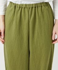 NHLGF39180 GIANNI LO GIUDICE(小さいサイズ)(メゾン ドゥ サンク) [日本製]ナチュラルスムースパンツ グリーン