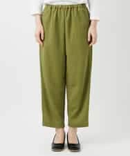 NHLGF39180 GIANNI LO GIUDICE(小さいサイズ)(メゾン ドゥ サンク) [日本製]ナチュラルスムースパンツ グリーン