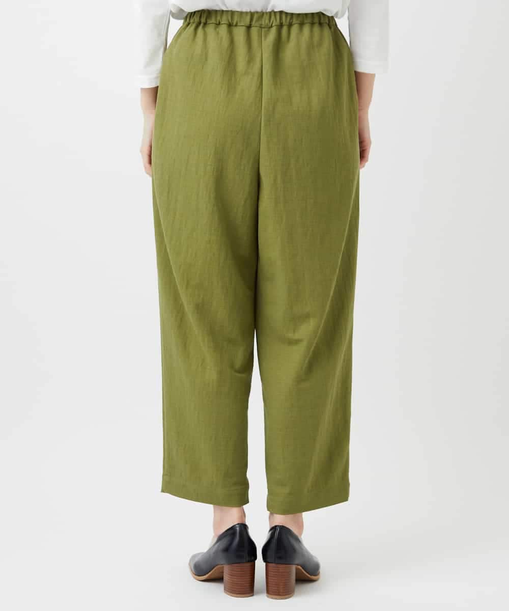 NHLGF39180 GIANNI LO GIUDICE(小さいサイズ)(メゾン ドゥ サンク) [日本製]ナチュラルスムースパンツ グリーン