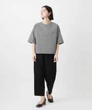 NHLGF39180 GIANNI LO GIUDICE(小さいサイズ)(メゾン ドゥ サンク) [日本製]ナチュラルスムースパンツ グリーン