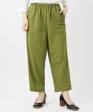 NHLGF39180 GIANNI LO GIUDICE(小さいサイズ)(メゾン ドゥ サンク) [日本製]ナチュラルスムースパンツ グリーン