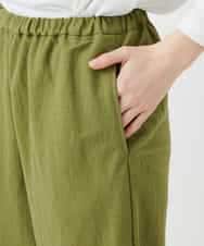 NHLGF39180 GIANNI LO GIUDICE(小さいサイズ)(メゾン ドゥ サンク) [日本製]ナチュラルスムースパンツ グリーン