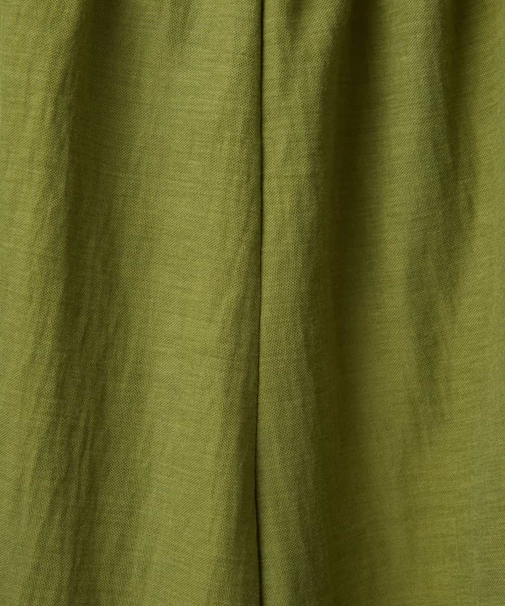 NHLGF39180 GIANNI LO GIUDICE(小さいサイズ)(メゾン ドゥ サンク) [日本製]ナチュラルスムースパンツ グリーン