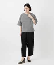 NHLGF39180 GIANNI LO GIUDICE(小さいサイズ)(メゾン ドゥ サンク) [日本製]ナチュラルスムースパンツ グリーン