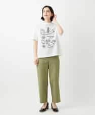 NHLGF39180 GIANNI LO GIUDICE(小さいサイズ)(メゾン ドゥ サンク) [日本製]ナチュラルスムースパンツ グリーン