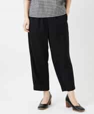 NHLGF39180 GIANNI LO GIUDICE(小さいサイズ)(メゾン ドゥ サンク) [日本製]ナチュラルスムースパンツ ブラック