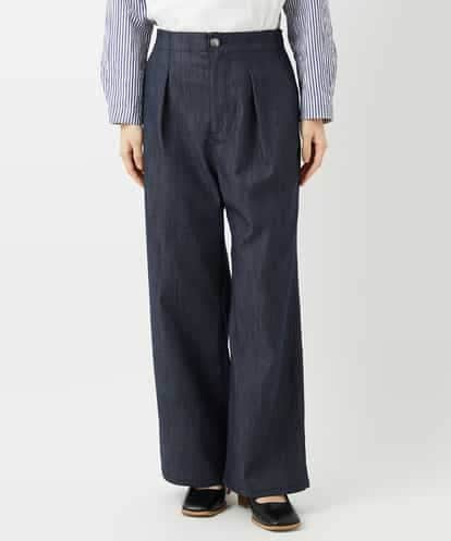 NHLGF85270  [セットアップ対応]デニムライクセミワイドパンツ