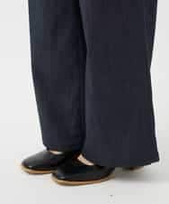 NHLGF85270 GIANNI LO GIUDICE(小さいサイズ)(メゾン ドゥ サンク) [セットアップ対応]デニムライクセミワイドパンツ ネイビー