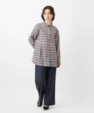 NHLGF85270 GIANNI LO GIUDICE(小さいサイズ)(メゾン ドゥ サンク) [セットアップ対応]デニムライクセミワイドパンツ ネイビー