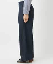 NHLGF85270 GIANNI LO GIUDICE(小さいサイズ)(メゾン ドゥ サンク) [セットアップ対応]デニムライクセミワイドパンツ ネイビー