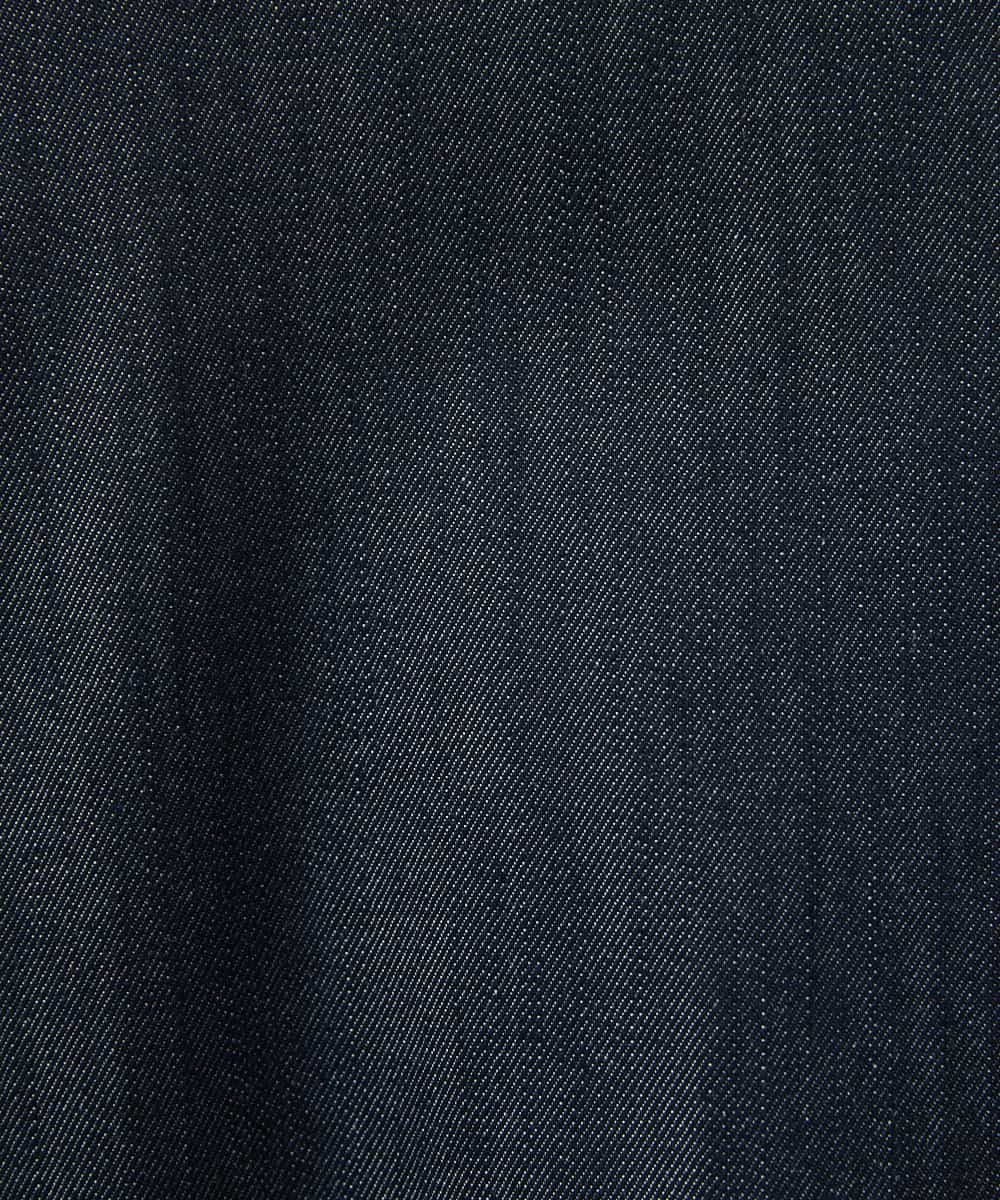 NHLGF85270 GIANNI LO GIUDICE(小さいサイズ)(メゾン ドゥ サンク) [セットアップ対応]デニムライクセミワイドパンツ ネイビー