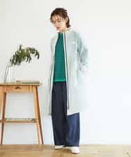 NHLGF85270 GIANNI LO GIUDICE(小さいサイズ)(メゾン ドゥ サンク) [セットアップ対応]デニムライクセミワイドパンツ ネイビー