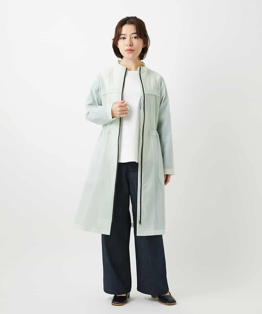 NHLGF85270 GIANNI LO GIUDICE(小さいサイズ)(メゾン ドゥ サンク) [セットアップ対応]デニムライクセミワイドパンツ ネイビー