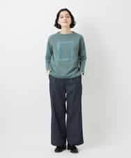 NHLGF85270 GIANNI LO GIUDICE(小さいサイズ)(メゾン ドゥ サンク) [セットアップ対応]デニムライクセミワイドパンツ ネイビー