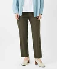 NHLGF87190 GIANNI LO GIUDICE(小さいサイズ)(メゾン ドゥ サンク) コットンリネンテーパードパンツ ネイビー