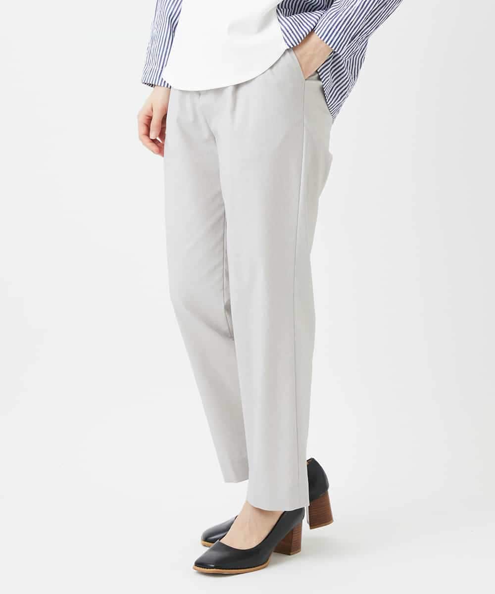 NHLGF87190 GIANNI LO GIUDICE(小さいサイズ)(メゾン ドゥ サンク) コットンリネンテーパードパンツ ネイビー