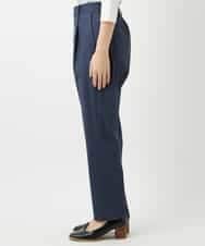 NHLGF87190 GIANNI LO GIUDICE(小さいサイズ)(メゾン ドゥ サンク) コットンリネンテーパードパンツ ネイビー