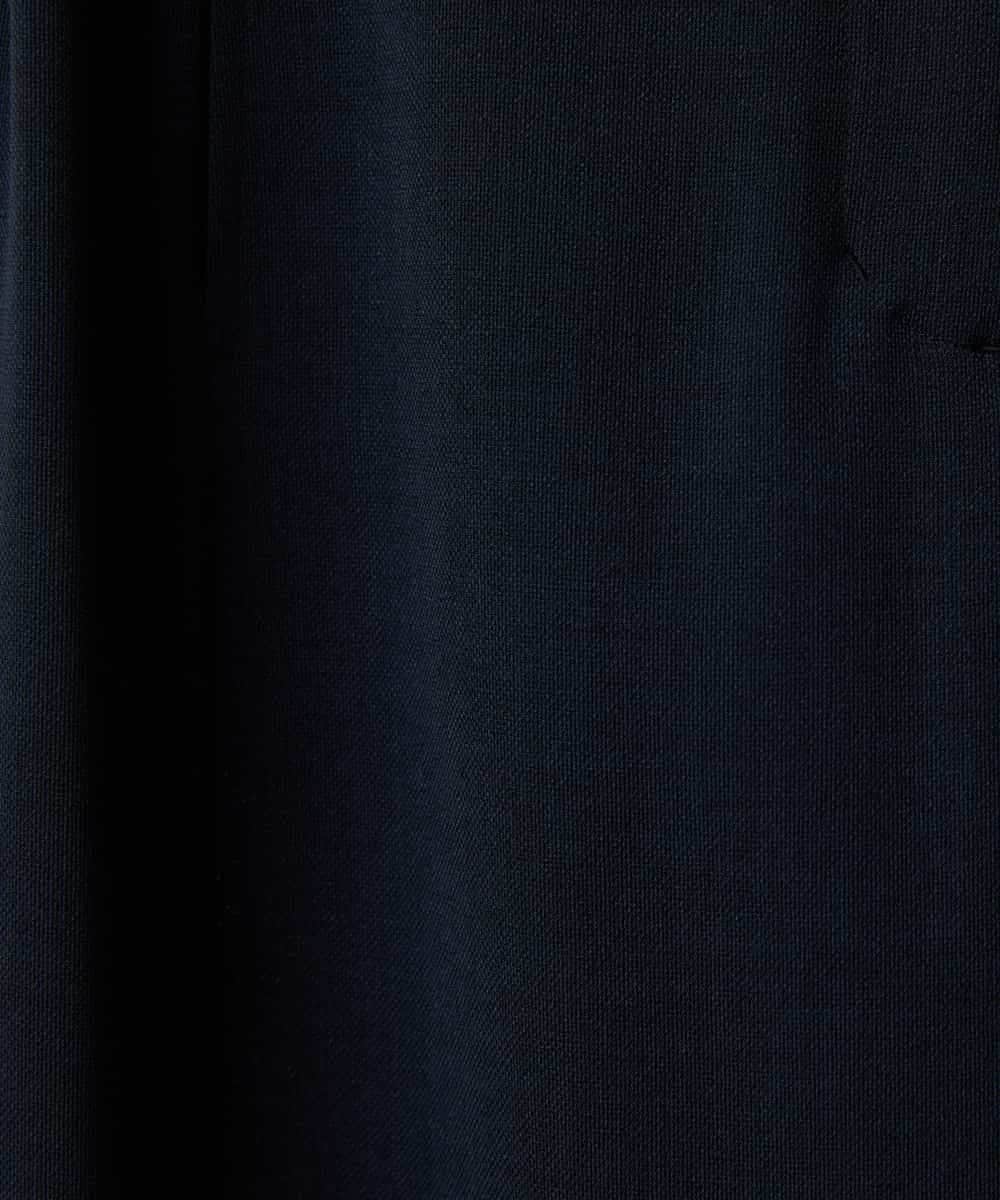 NHLGF87190 GIANNI LO GIUDICE(小さいサイズ)(メゾン ドゥ サンク) コットンリネンテーパードパンツ ネイビー