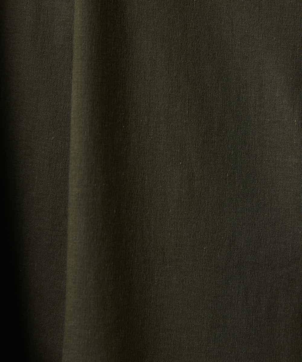 NHLGF87190 GIANNI LO GIUDICE(小さいサイズ)(メゾン ドゥ サンク) コットンリネンテーパードパンツ ネイビー