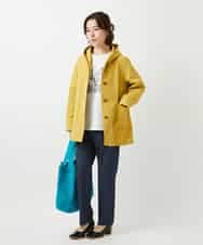 NHLGF87190 GIANNI LO GIUDICE(小さいサイズ)(メゾン ドゥ サンク) コットンリネンテーパードパンツ ネイビー