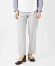 NHLGF87190 GIANNI LO GIUDICE(小さいサイズ)(メゾン ドゥ サンク) コットンリネンテーパードパンツ グレー