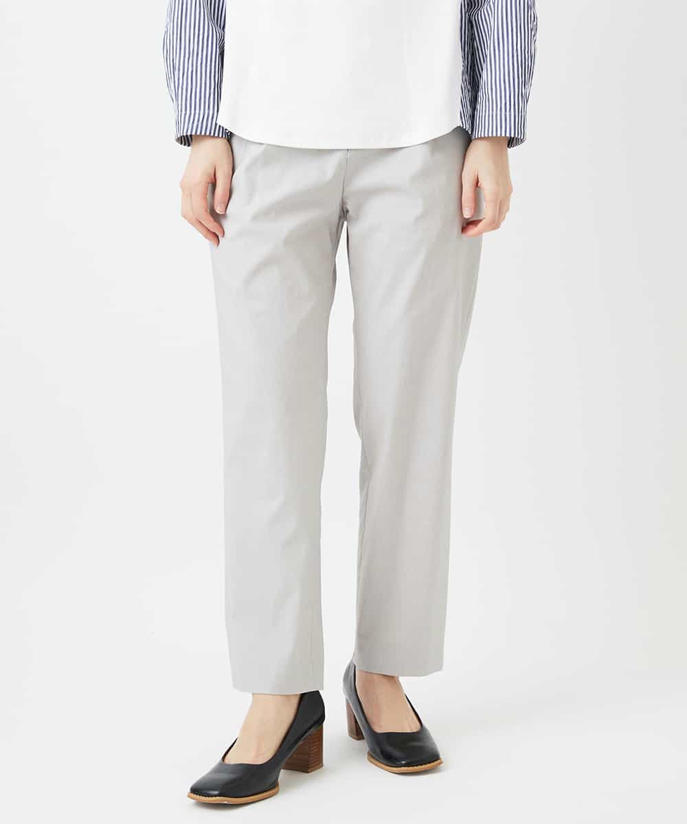 NHLGF87190 GIANNI LO GIUDICE(小さいサイズ)(メゾン ドゥ サンク) コットンリネンテーパードパンツ グレー