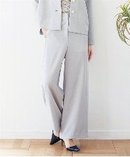 NHLGF88190 GIANNI LO GIUDICE(小さいサイズ)(メゾン ドゥ サンク) [セットアップ対応]リネンライクパンツ ライトグレー