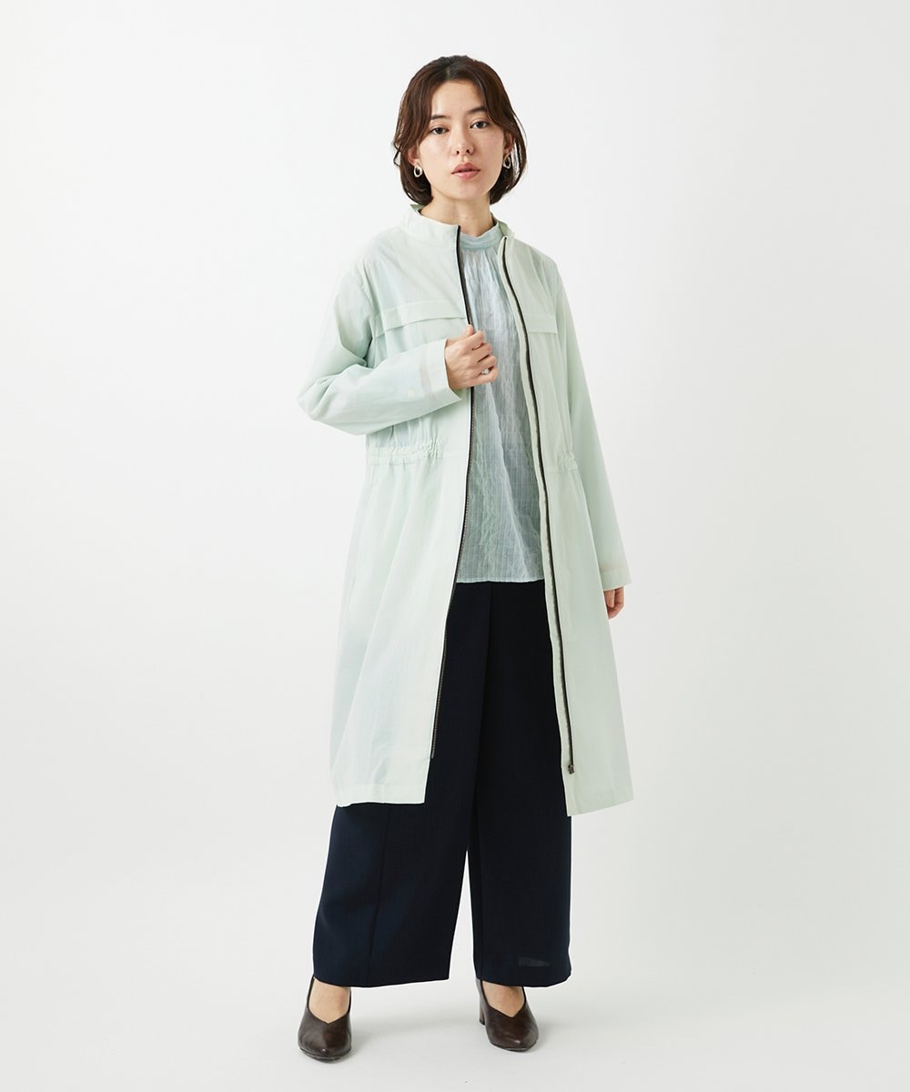 NHLGF88190 GIANNI LO GIUDICE(小さいサイズ)(メゾン ドゥ サンク) [セットアップ対応]リネンライクパンツ ライトグレー